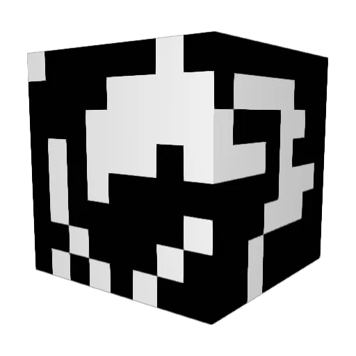 KazeMind Minecraft avatar head, 3D render