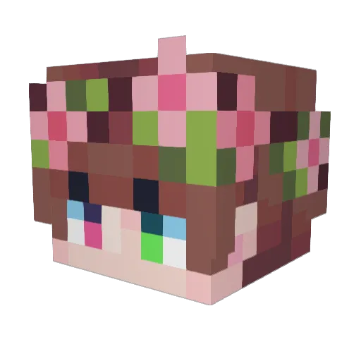 KazenOn_MC Minecraft avatar head, 3D render