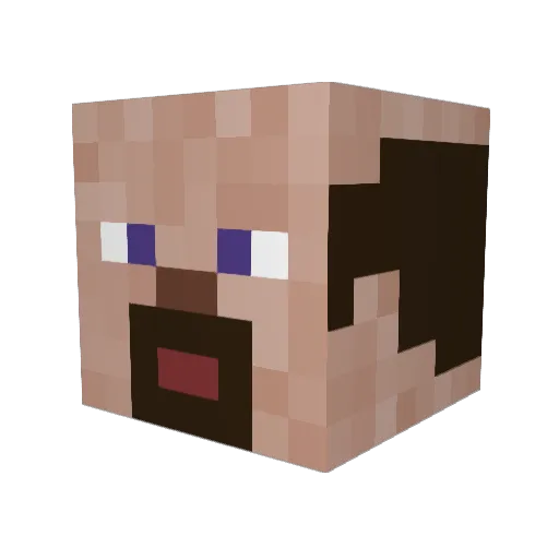 KazenShayde Minecraft avatar head, 3D render