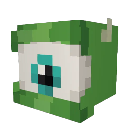 Kazfrost Minecraft avatar head, 3D render