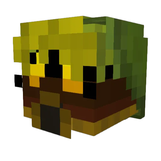 KaziHSM Minecraft avatar head, 3D render