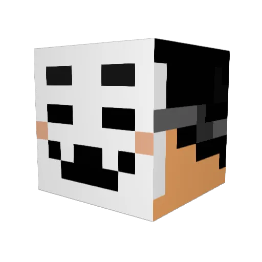 Kazi_PL Minecraft avatar head, 3D render