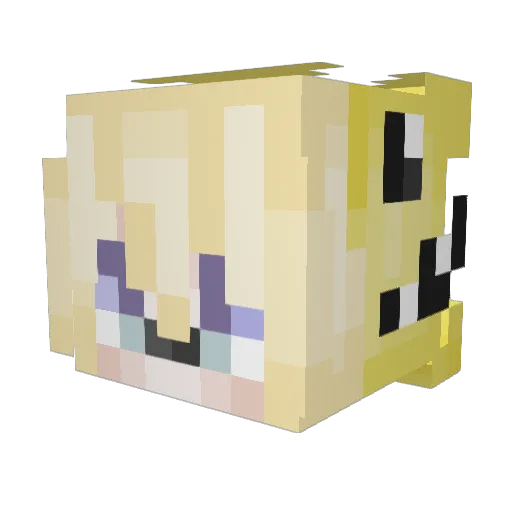 Kazimiiir Minecraft avatar head, 3D render