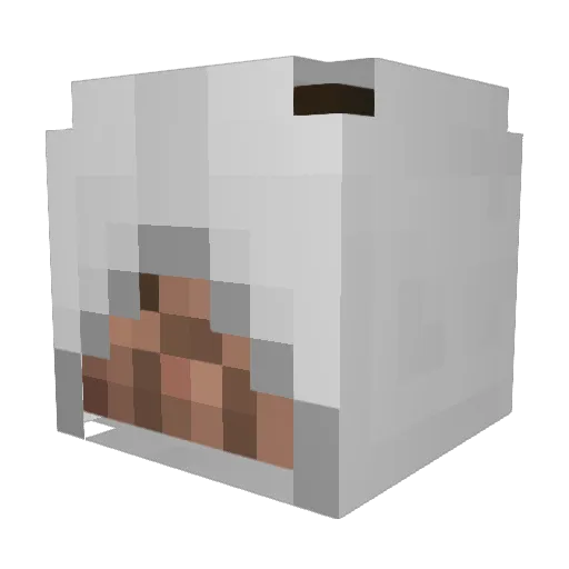 Kazioslaw Minecraft avatar head, 3D render