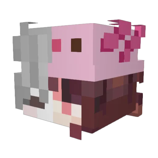 Kazls Minecraft avatar head, 3D render