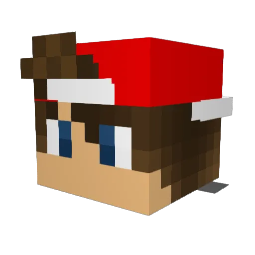 KazmaGamer Minecraft avatar head, 3D render