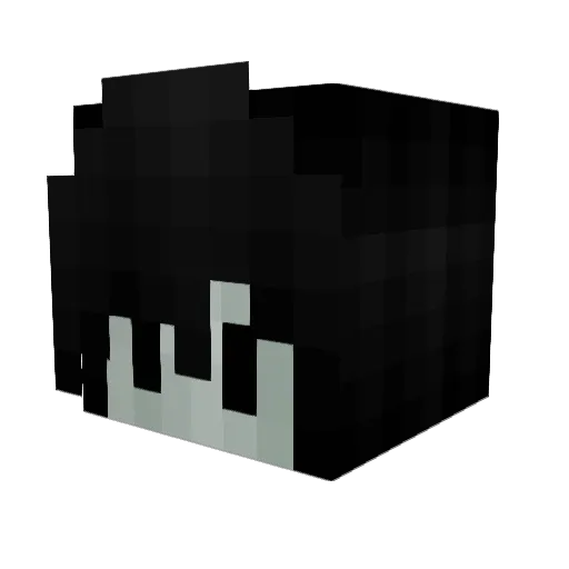 Kazment Minecraft avatar head, 3D render