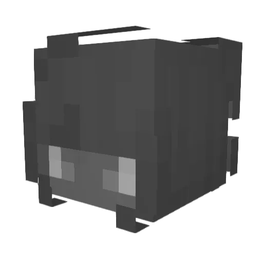 KazoKie Minecraft avatar head, 3D render