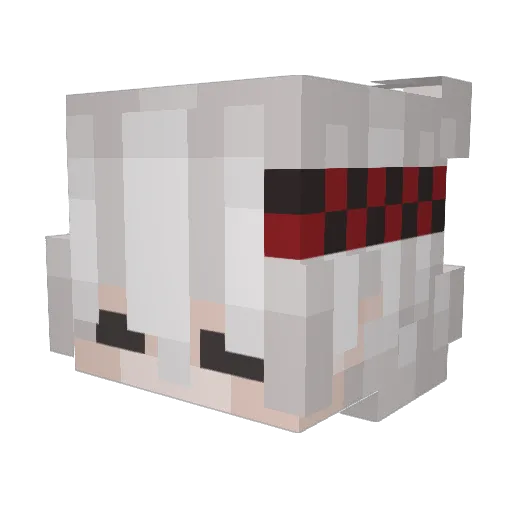 Kazt115 Minecraft avatar head, 3D render