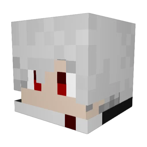 Kaztillo Minecraft avatar head, 3D render