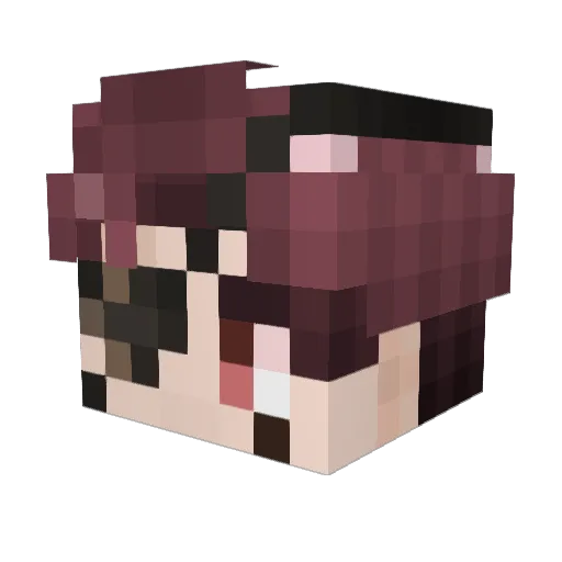 Kazuhira0933 Minecraft avatar head, 3D render
