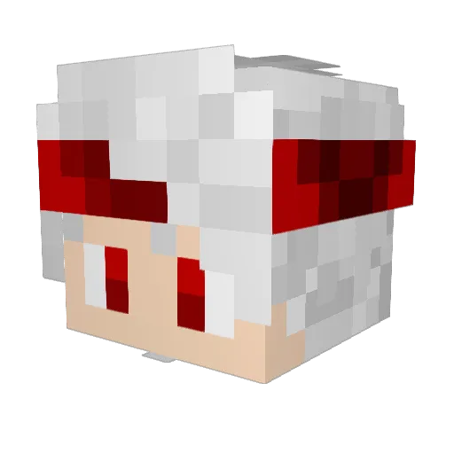Kazuki4557656 Minecraft avatar head, 3D render