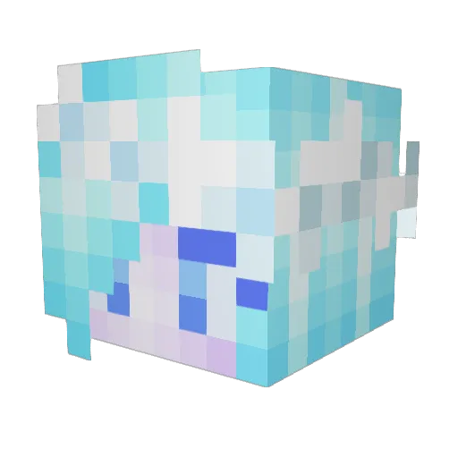 KazumaRath Minecraft avatar head, 3D render