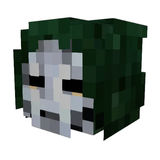 KazutohZz Minecraft avatar head, 3D render
