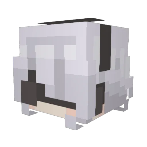Kazuyakyun Minecraft avatar head, 3D render