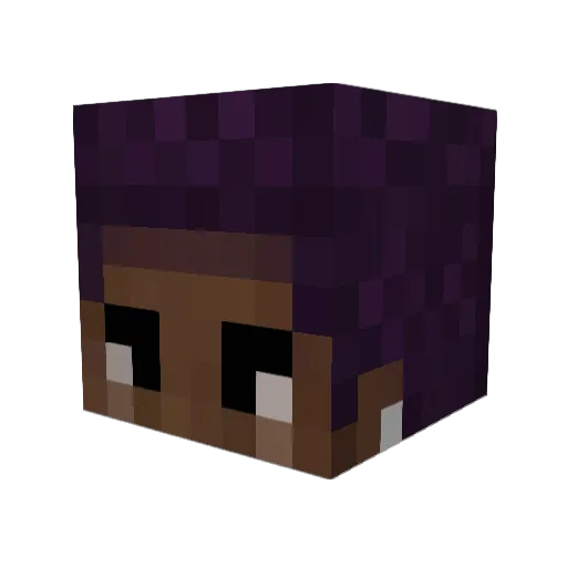 KazxArc Minecraft avatar head, 3D render