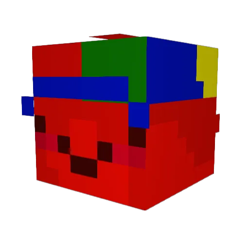 KblazeK Minecraft avatar head, 3D render