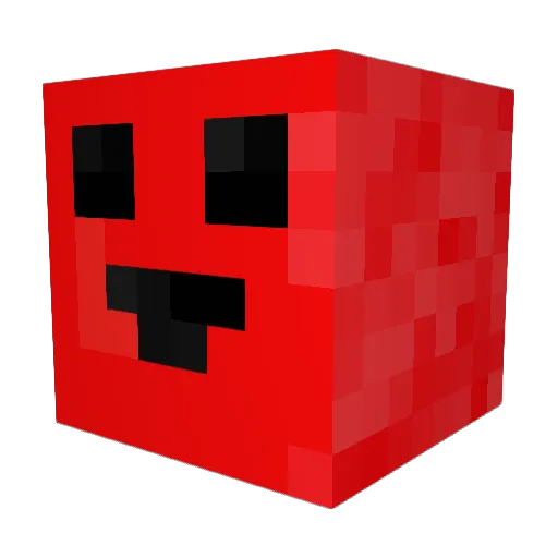 KcDima Minecraft avatar head, 3D render