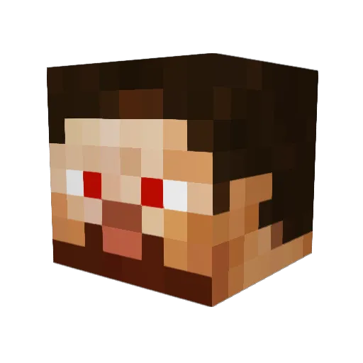 Kcee205 Minecraft avatar head, 3D render