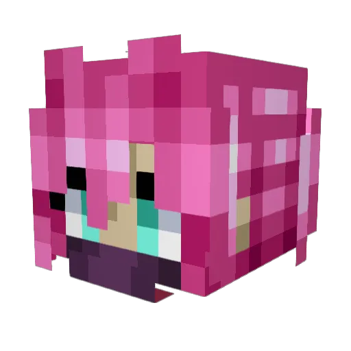 Minecraft-Avatar von Kchan518: Kopf als 3D-Render