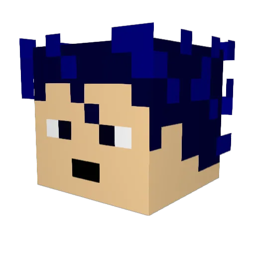 Kdkreig98 Minecraft avatar head, 3D render