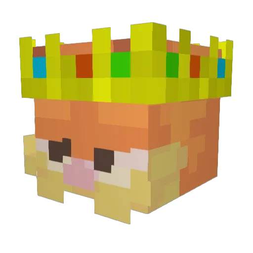 Kdn1234 Minecraft avatar head, 3D render