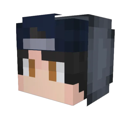 Kdoido Minecraft avatar head, 3D render
