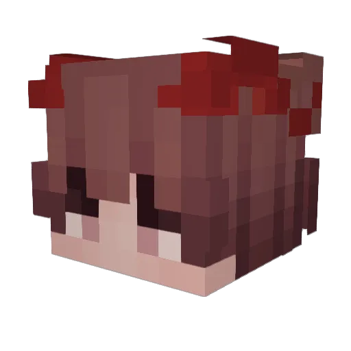 KeHanSSS Minecraft avatar head, 3D render