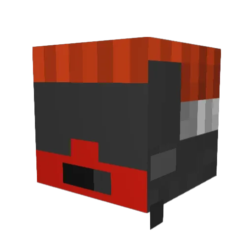 KeJyAll Minecraft avatar head, 3D render