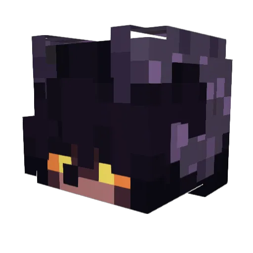 KeKontan Minecraft avatar head, 3D render