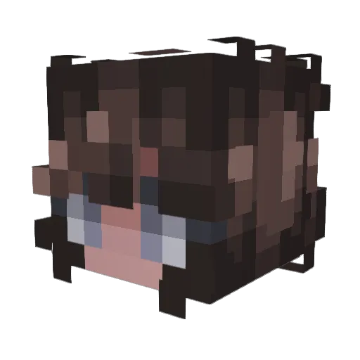 KeLsey0712 Minecraft avatar head, 3D render