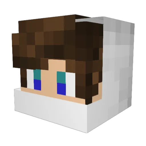 KePPaaN Minecraft avatar head, 3D render
