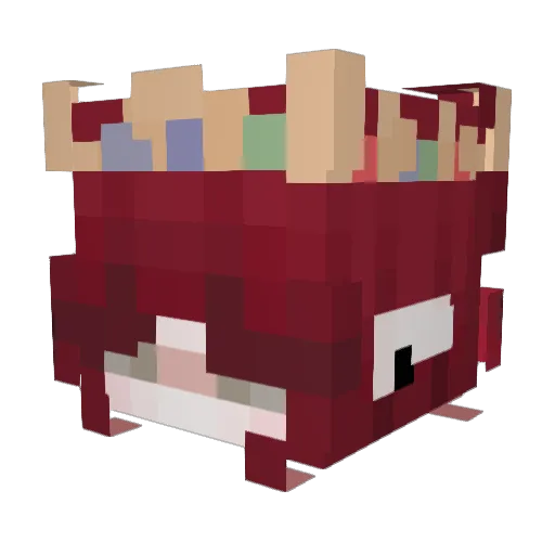 KeRoy_ Minecraft avatar head, 3D render