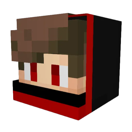 KeViN____Lin Minecraft avatar head, 3D render