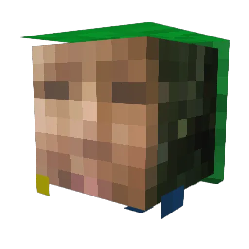 Ke_bulann Minecraft avatar head, 3D render