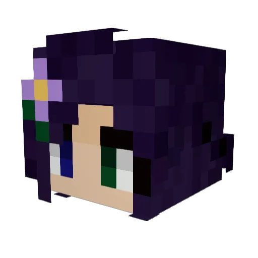 Kea1041 Minecraft avatar head, 3D render