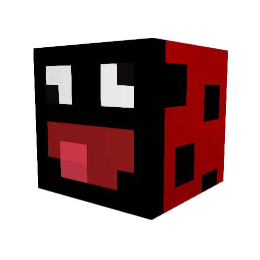Keafer Minecraft avatar head, 3D render