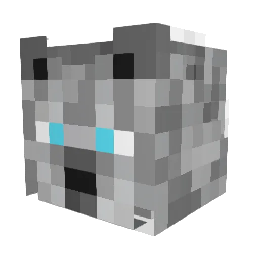 KeanahFay Minecraft avatar head, 3D render