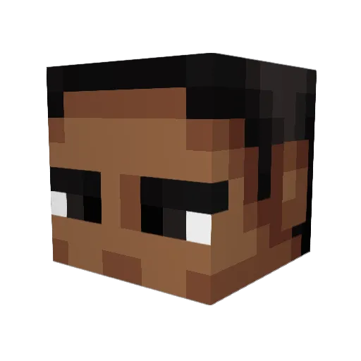 KeaneIsABoss27 Minecraft avatar head, 3D render