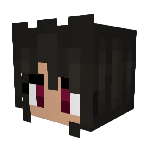 KeanoMC_anim4tes Minecraft avatar head, 3D render