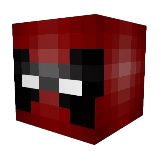KeanuKreed Minecraft avatar head, 3D render