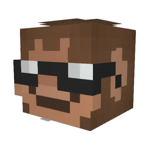 Keaptnkrush_1 Minecraft avatar head, 3D render