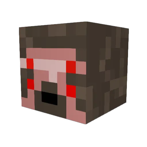 KearnsyUK Minecraft avatar head, 3D render