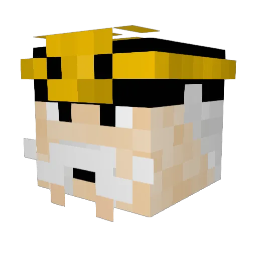 Keaselord Minecraft avatar head, 3D render