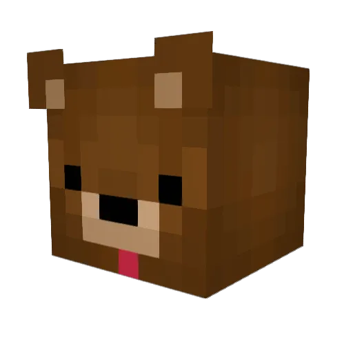 KeatesCS Minecraft avatar head, 3D render