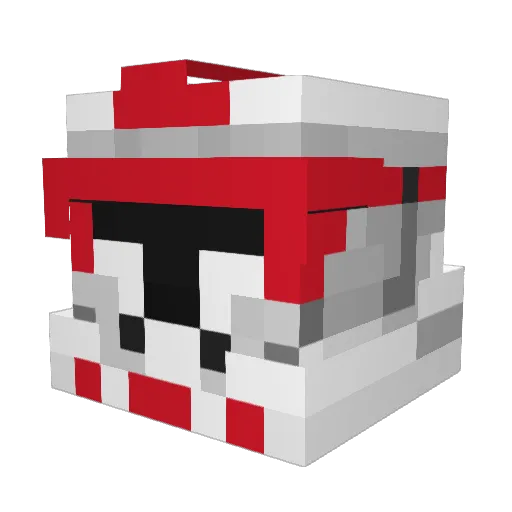 Keath2 Minecraft avatar head, 3D render