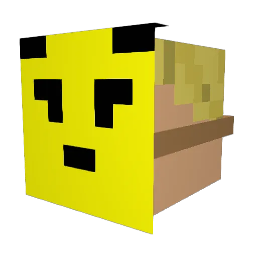 Keaton2410 Minecraft avatar head, 3D render