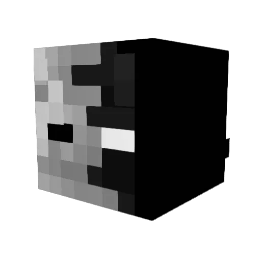 KeatonBeckett Minecraft avatar head, 3D render