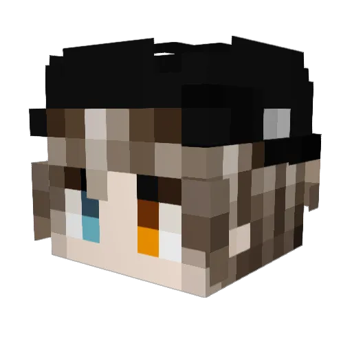 Keats_k2 Minecraft avatar head, 3D render