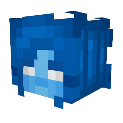 Keba37 Minecraft avatar head, 3D render